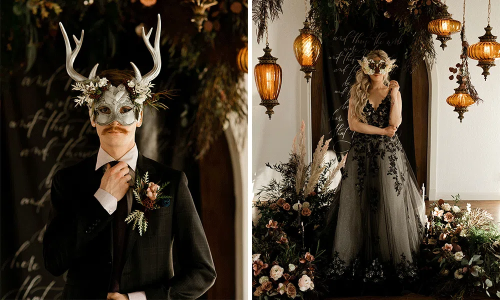 Stunning masquerade mask with beautiful designs with styles