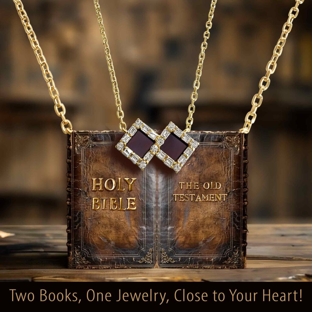 Entire Bible Necklace With Dual Nano Chips Containing Both Testaments by My Nano Jewelry