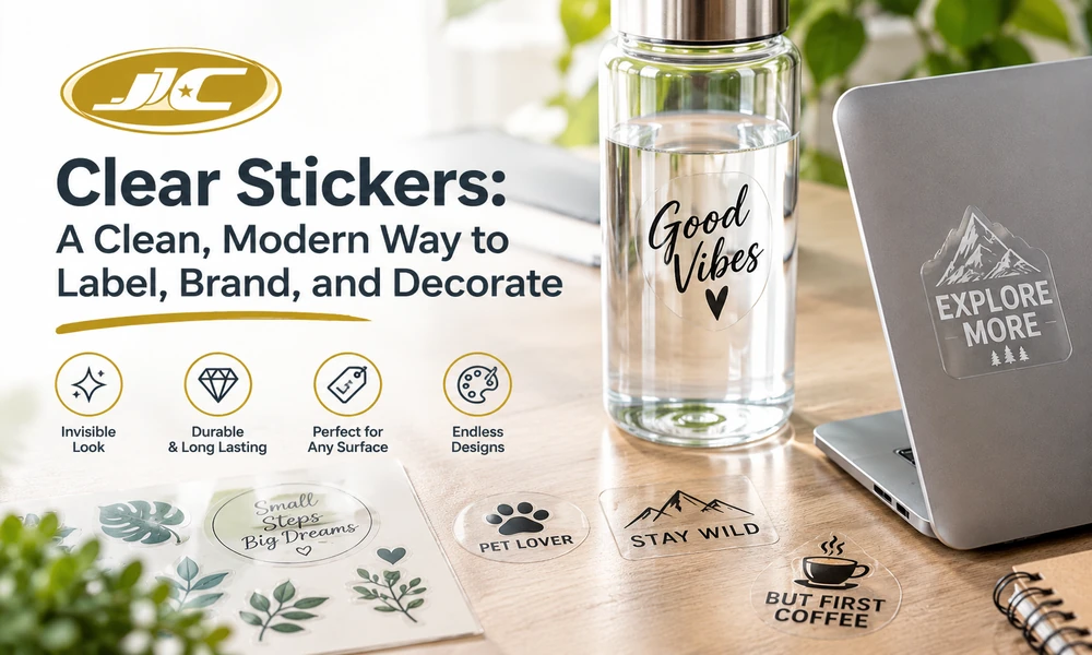 Clear Stickers: A Clean, Modern Way to Label, Brand, and Decorate